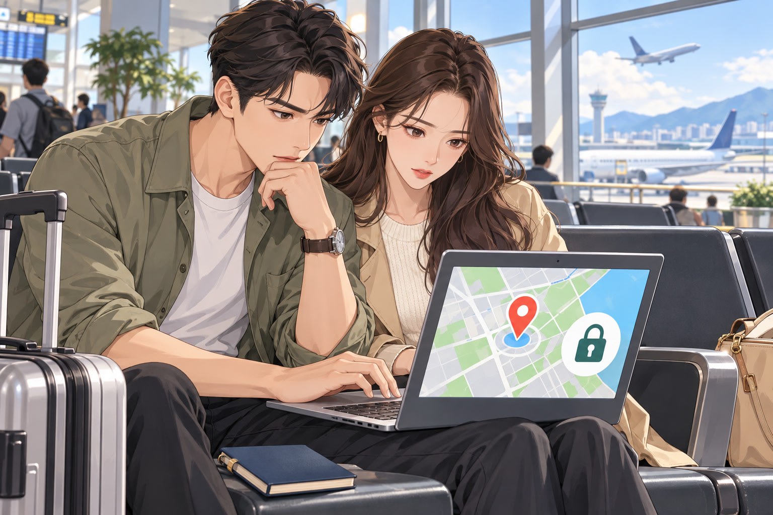 해외여행 휴대폰 분실 대처, 원격 잠금과 24시간 영사 상담 대표 연출 이미지